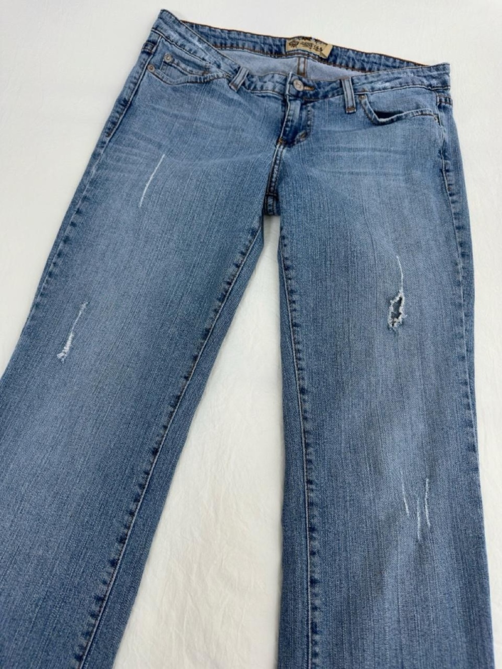 Low Rise Distressed Bootcut Jeans - Picture 6 of 8